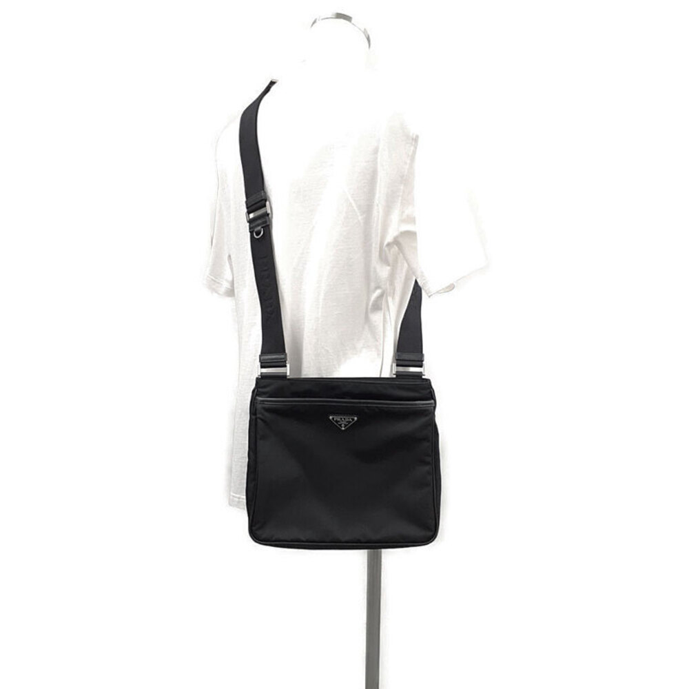Prada Shoulder Messenger Black Crossbody Bag Re - Picture 9 of 9